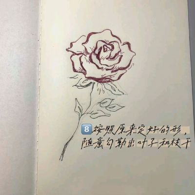 手绘玫瑰花教程 图源：Tianpupu ? ???